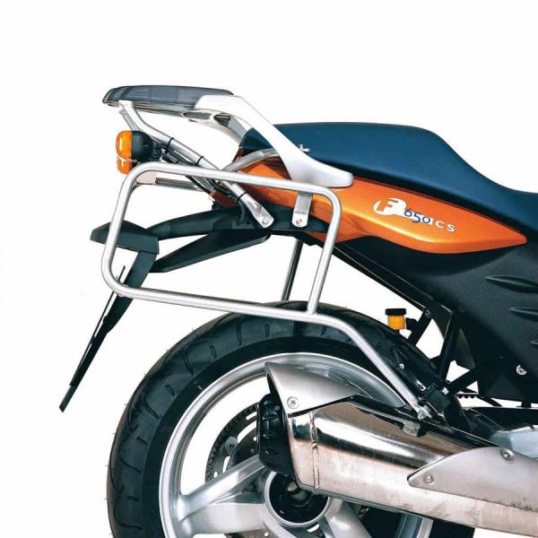 Seitenkofferträger festverschraubt - silber passend für BMW F650 CS
